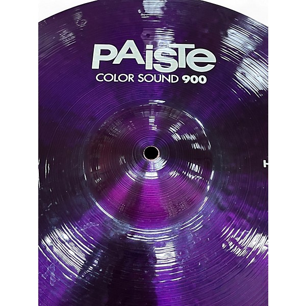 Used Paiste 18in Colorsound Series 900 Purple Heavy Crash Cymbal