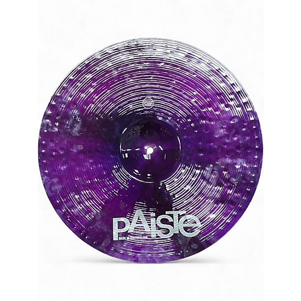 Used Paiste 18in Colorsound Series 900 Purple Heavy Crash Cymbal