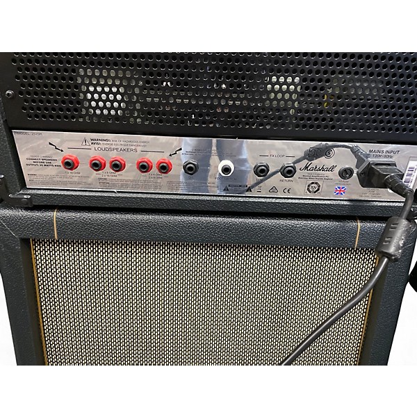 Used Marshall SILVER JUBILEE MODEL 2525H HEAD WITH CAB Guitar Stack