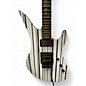 Used Schecter Guitar Research Synyster Gates Signature Standard White with Black Pinstripes Solid Body Electric Guitar