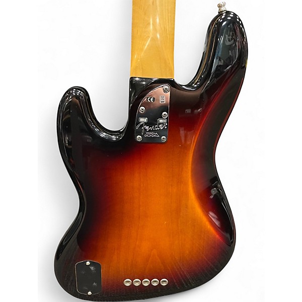 Used Fender American Deluxe Jazz Bass V SUNBURST Electric Bass Guitar