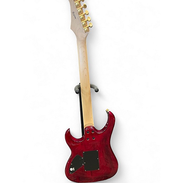 Used Raven S-STYLE Trans Red Solid Body Electric Guitar