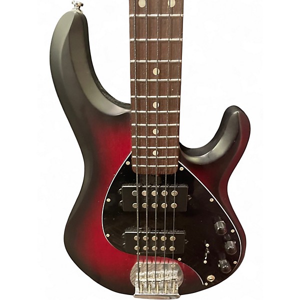Used Sterling by Music Man SUB SERIES  FADED RED  Electric Bass Guitar