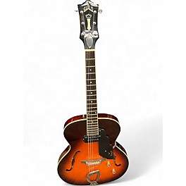 Used Guild T-50 Slim 2 Color Sunburst Hollow Body Electric Guitar