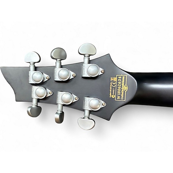 Used Schecter Guitar Research C1 Platinum Trans Black Solid Body Electric Guitar