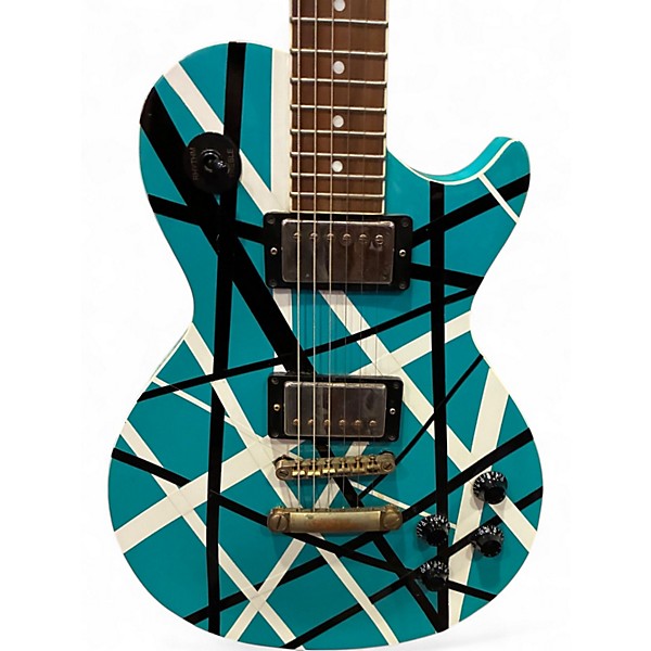 Used Agile LP STYLE TEAL Solid Body Electric Guitar