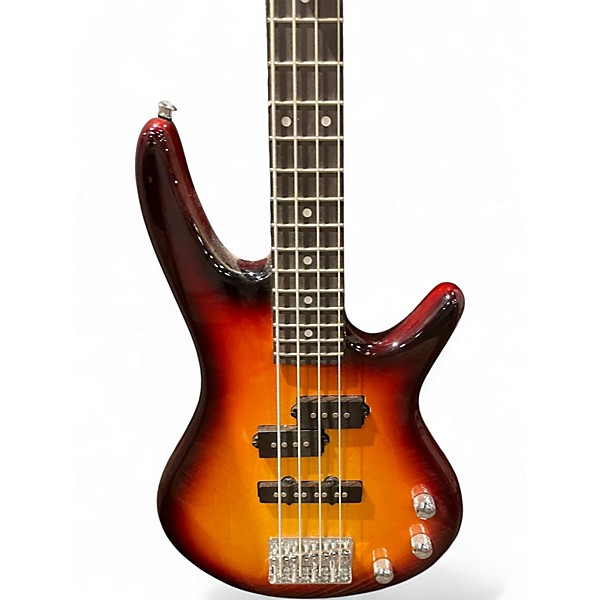 Used Ibanez GSRM20 Mikro Short Scale Brown Sunburst Electric Bass Guitar