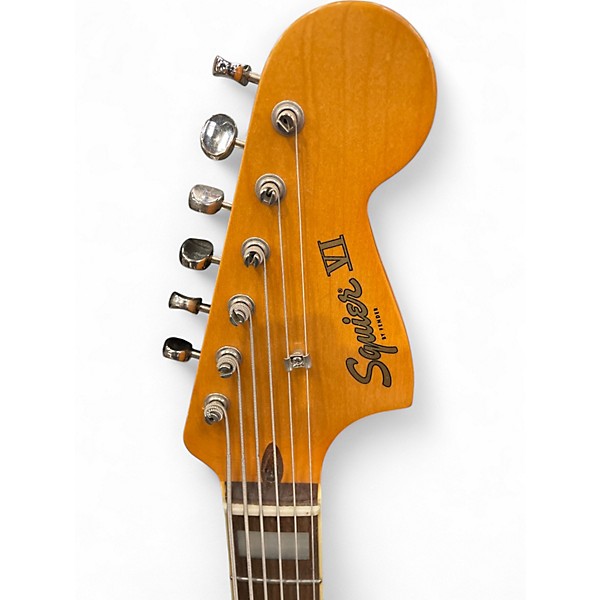 Used Squier Classic Vibe Bass VI 3 Color Sunburst Solid Body Electric Guitar