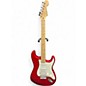 Used Fender Standard Stratocaster HSS Chrome Red Solid Body Electric Guitar thumbnail