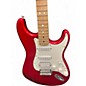 Used Fender Standard Stratocaster HSS Chrome Red Solid Body Electric Guitar