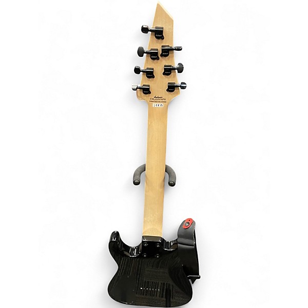 Used Jackson JS22-7 Dinky 7 String Black Solid Body Electric Guitar