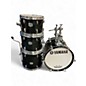 Used Yamaha 4 Piece Stage Custom Black Drum Kit thumbnail