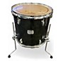 Used Yamaha 4 Piece Stage Custom Black Drum Kit