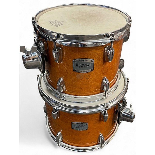 Used Yamaha 6 Piece Stage Custom Natural Drum Kit