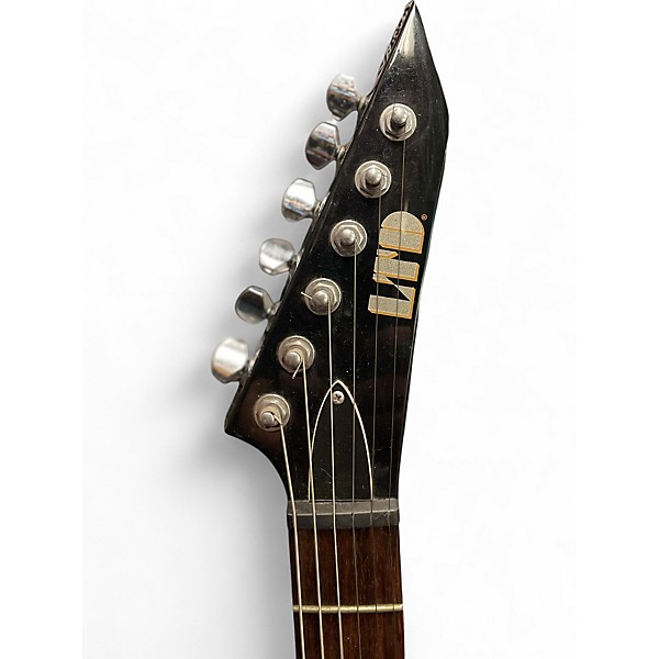 Used ESP LTD V50 Black Solid Body Electric Guitar