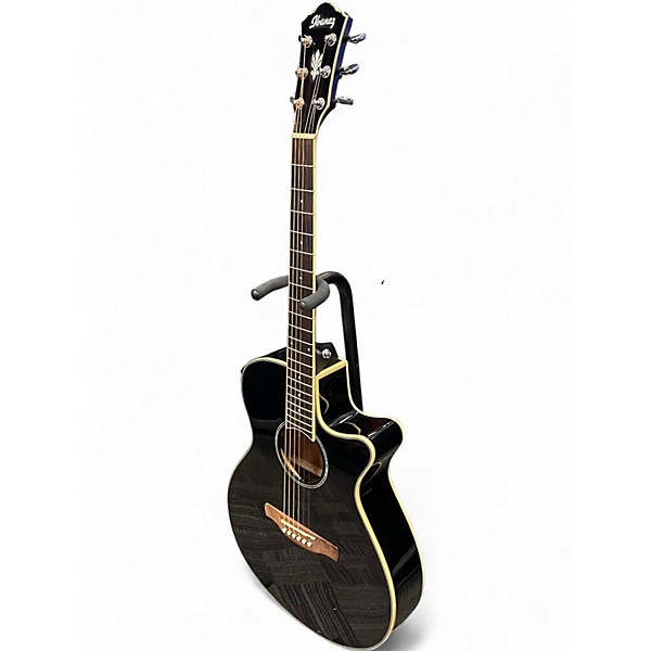 Used Ibanez AEG10II Black Acoustic Electric Guitar