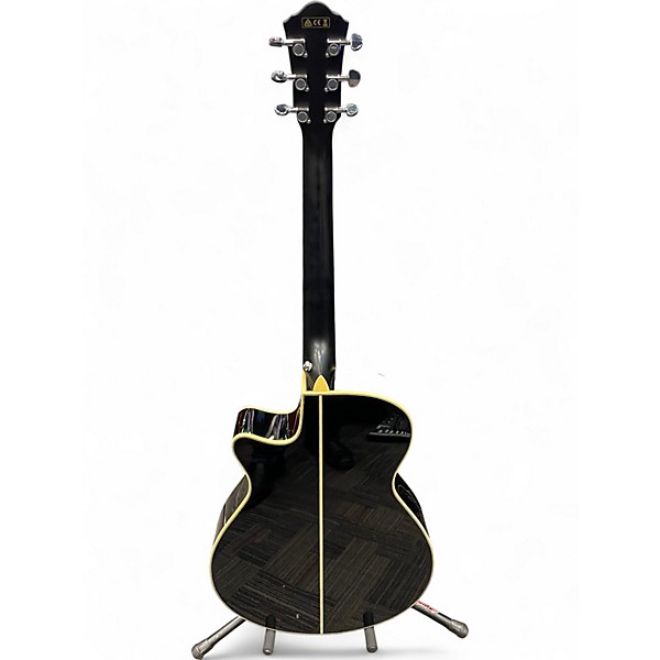 Used Ibanez AEG10II Black Acoustic Electric Guitar