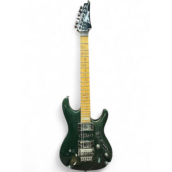 Used 1991 Ibanez 540S Green Solid Body Electric Guitar Green