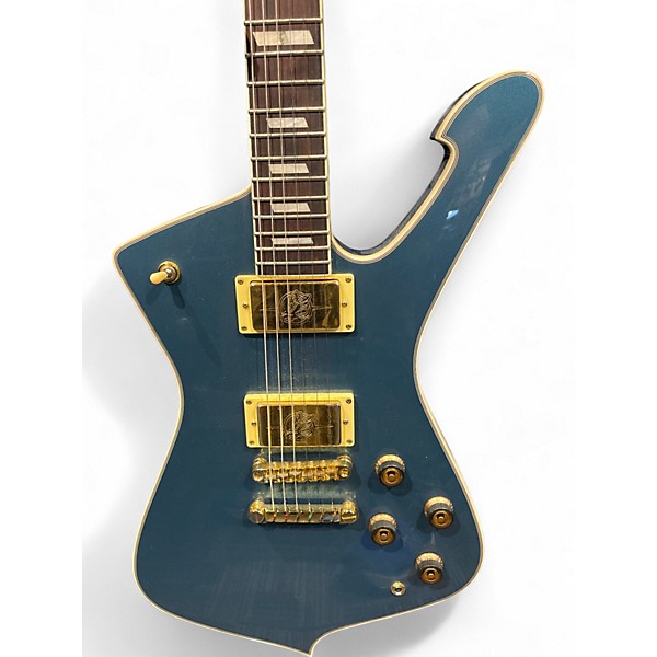 Used Ibanez IC420 Iceman Blue Solid Body Electric Guitar