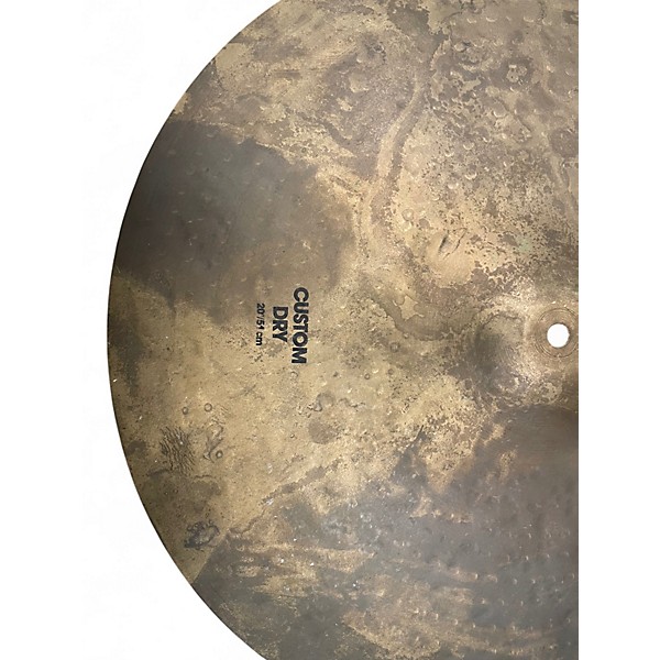 Used Zildjian 20in K Custom Dry Ride Cymbal