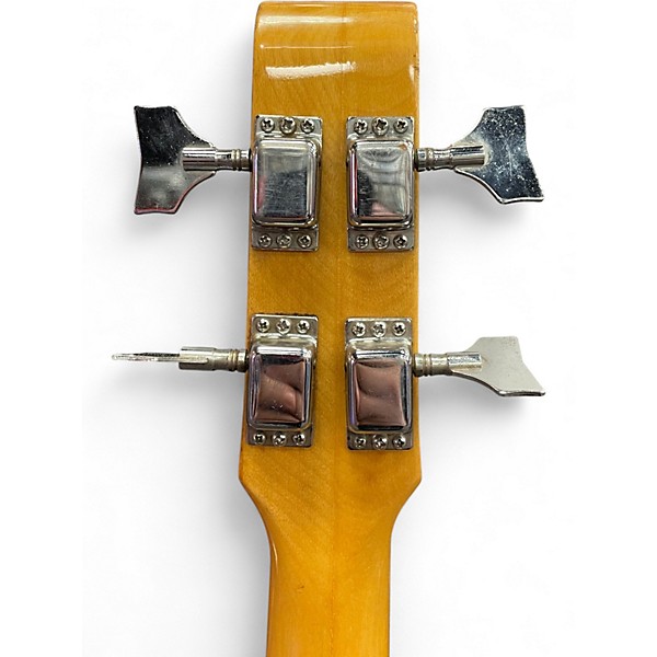 Vintage 1980s Aria H style Bass 2 Tone Sunburst Electric Bass Guitar