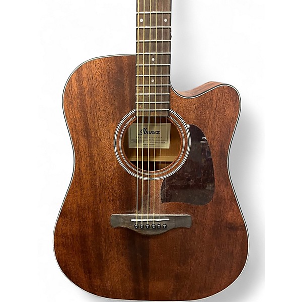 Used Ibanez AW54CE Natural Acoustic Electric Guitar