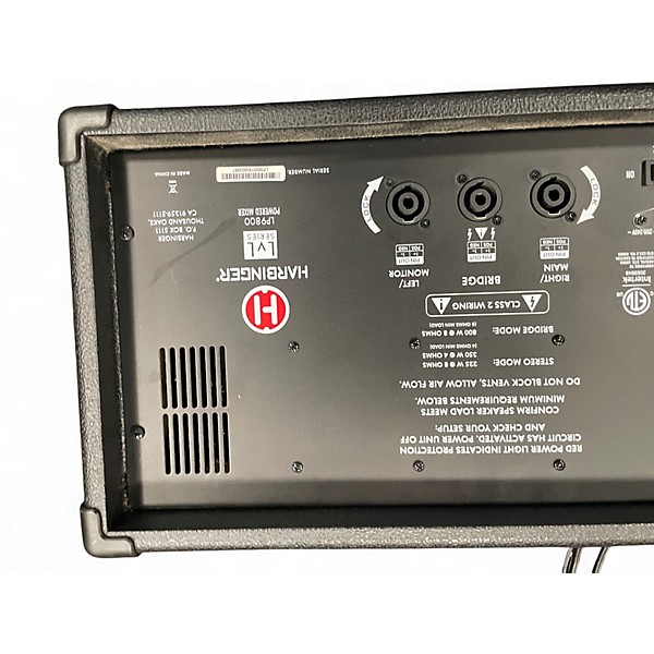 Used Harbinger LP9800 Powered Mixer