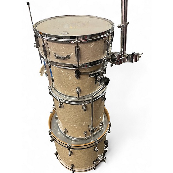 Used Gretsch Drums 4 Piece Catalina Club Jazz Series Tortoise Shell Drum Kit