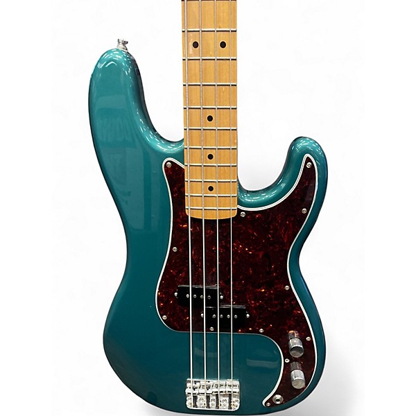 Used Fender Player Precision Bass Ocean Turquoise Electric Bass Guitar