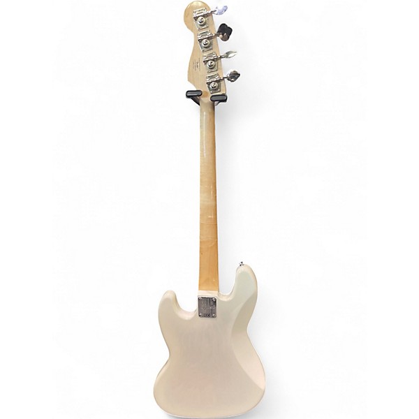 Used Squier Paranormal Jazz Bass 54 Trans White Electric Bass Guitar