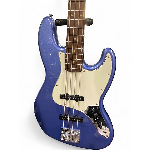 Used Squier Affinity Jazz Bass Ocean Blue Electric Bass Guitar