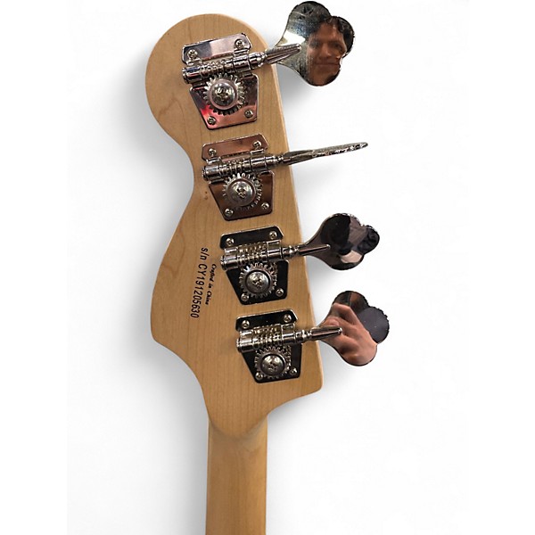 Used Squier Affinity Jazz Bass 3 Tone Sunburst Electric Bass Guitar