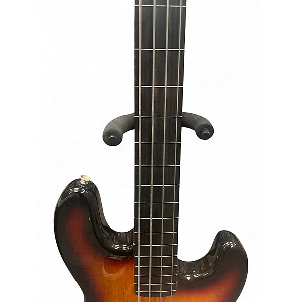 Used Squier Vintage Modified Fretless Jazz Bass 3 Color Sunburst Electric Bass Guitar