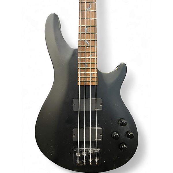 Used Schecter Guitar Research Damien 4 String Flat Black Electric Bass Guitar