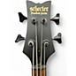 Used Schecter Guitar Research Damien 4 String Flat Black Electric Bass Guitar