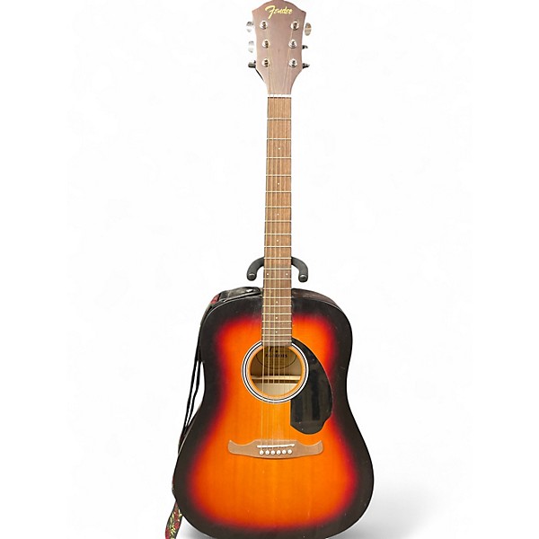 Used Fender FA125 2 Color Sunburst Acoustic Guitar