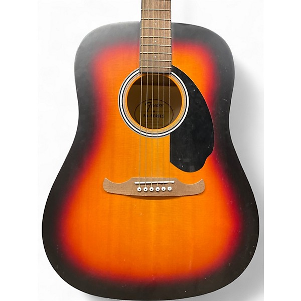 Used Fender FA125 2 Color Sunburst Acoustic Guitar