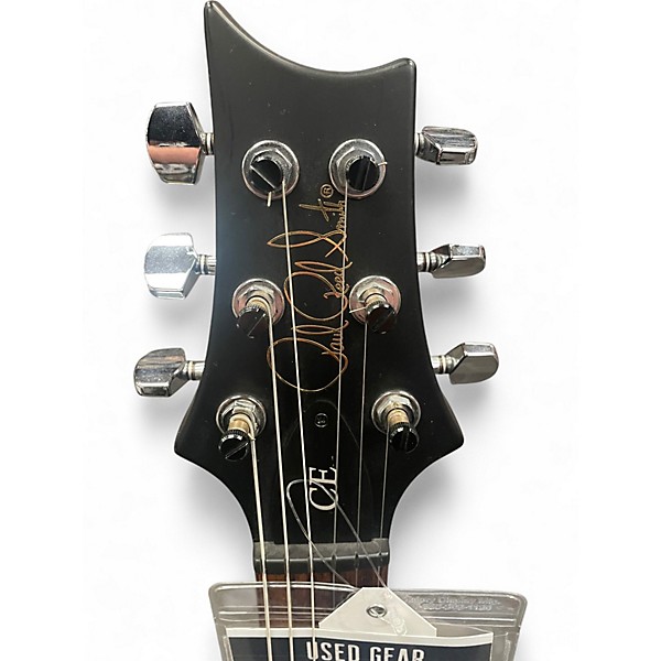 Used PRS CE24 35th Anniversary Limited Edition Black Satin Nitro Solid Body Electric Guitar