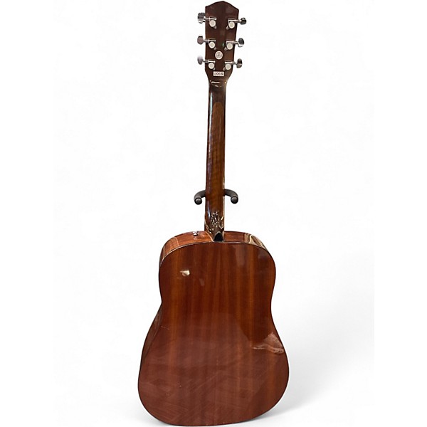 Used Fender LH CD60 Natural Acoustic Guitar