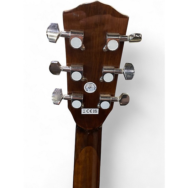 Used Fender LH CD60 Natural Acoustic Guitar