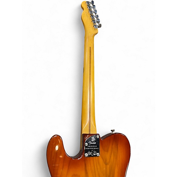 Used Fender American Professional Telecaster Roasted Pine Sienna Sunburst Solid Body Electric Guitar