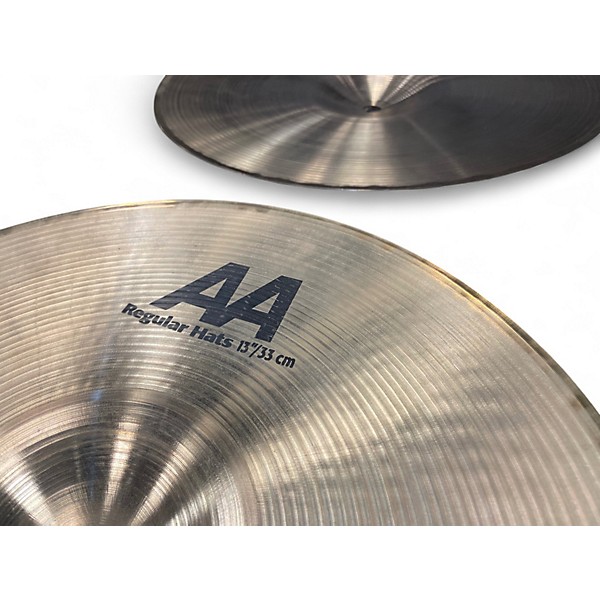 Used SABIAN 13in AA Regular Hats Cymbal