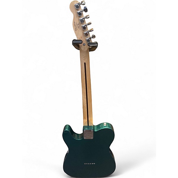 Used Squier Telecaster standard Rolling Rock 20th anniversary Green Solid Body Electric Guitar