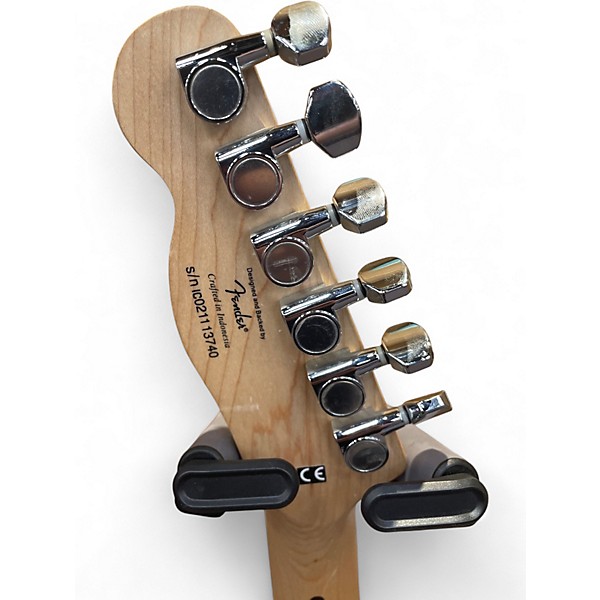 Used Squier Telecaster standard Rolling Rock 20th anniversary Green Solid Body Electric Guitar