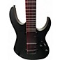 Used Ibanez RGIXL7 IRON LABEL BLACK Solid Body Electric Guitar