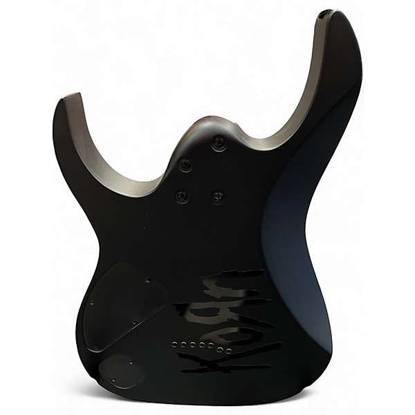 Used Ibanez RGIXL7 IRON LABEL BLACK Solid Body Electric Guitar