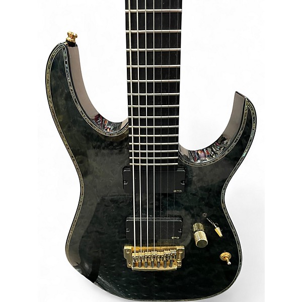 Used Ibanez RGIX27FEQM TRANSLUSCENT SMOKE Solid Body Electric Guitar