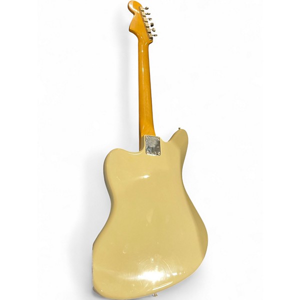 Used Fender Johnny Marr Signature Jaguar Olympic White Solid Body Electric Guitar