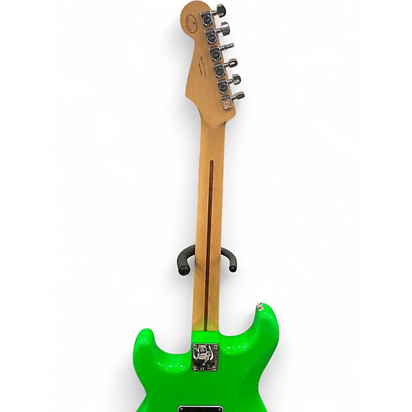 Used Fender LIMITED EDITION PLAYER STRAT NEON GREEN Solid Body Electric Guitar