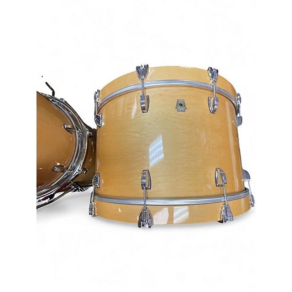 Used Ludwig 4 Piece Classic Maple Natural Drum Kit